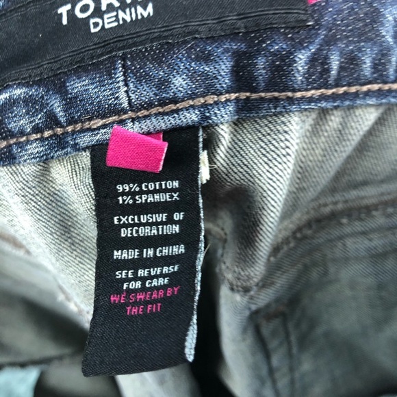 TORRID Dark Denim Boot Cut Style Jeans Size 16R - Picture 15 of 15